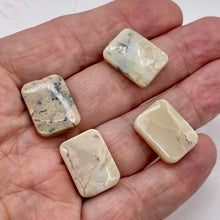 Load image into Gallery viewer, African Opal Flat Rectangle Bead Strand 103273