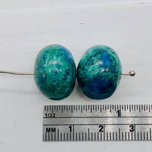 Load image into Gallery viewer, Premium! Chrysocolla 17x14mm Roundel Bead Strand 109651