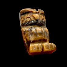 Load image into Gallery viewer, Wisdom Carved Tigereye Owl Figurine Worry-stone | 21x12x9mm | Golden Brown