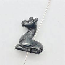 Load image into Gallery viewer, Graceful 2 Carved Hematite Giraffe Beads | 21.5x17x9.5mm | Silver Grey - PremiumBead Alternate Image 4