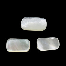 Load image into Gallery viewer, Shine 3 Natural Mother of Pearl Shell Beads 11x9x4mm to 15x9x3.5mm 002206