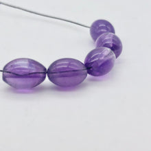 Load image into Gallery viewer, Yummy Natural Amethyst Rice Oval Beads | 10x7mm | 3 Beads | 6202 - PremiumBead Alternate Image 2