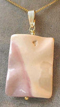 Load image into Gallery viewer, Mauve & Tan Wavy Mookaite and 14Kgf Pendant 6920E - PremiumBead Primary Image 1
