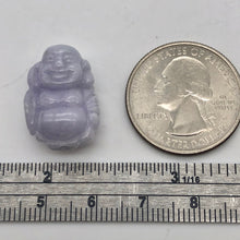 Load image into Gallery viewer, 26.9cts Hand Carved Buddha Lavender Jade Pendant Bead | 21x14.5x10mm | Lavender - PremiumBead Alternate Image 2