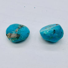 Load image into Gallery viewer, Stunning Natural Turquoise Focal Beads | 17x14x9 -14x12x8mm | 2 Beads |