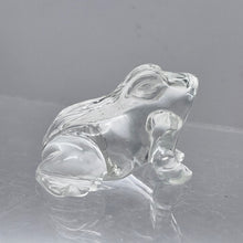Load image into Gallery viewer, Quartz Frog Frog | 40x38x30mm | Clear | 1 Figurine |