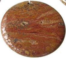 Load image into Gallery viewer, Outback 50mm Red Druzy Ocean Jasper Centerpiece Bead 9105A - PremiumBead Alternate Image 2