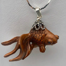 Load image into Gallery viewer, Carved & Signed Pisces Koi Fish Boxwood Ojime/Netsuke Pendant - PremiumBead Alternate Image 5