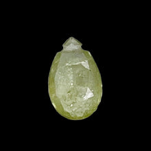 Load image into Gallery viewer, Sapphire 1.3ct Flat Faceted Briolette Pendant Bead | 9x6x3mm | Pale Green | 1 |