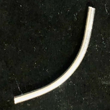 Load image into Gallery viewer, 44mm Hand Made Sterling Silver Curved Tube Bead 10340
