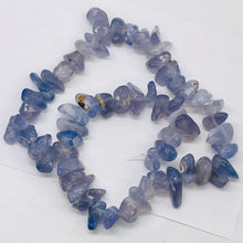 Load image into Gallery viewer, Oregon Holly Blue Chalcedony Agate 87 Grams Nugget Strand| 13x7 16x11 | 58 Bead|