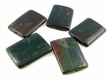 Load image into Gallery viewer, Mystery Red Devil Jasper Rectangle Pendant Bead 6653C - PremiumBead Primary Image 1