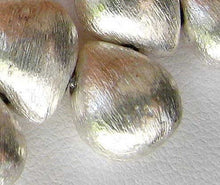 Load image into Gallery viewer, Designer Brushed Sterling Silver Briolette Bead 7227 - PremiumBead Primary Image 1