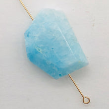 Load image into Gallery viewer, 30cts Druzy Natural Hemimorphite Pendant Bead | Blue | 25x18x8mm | 1 Bead |