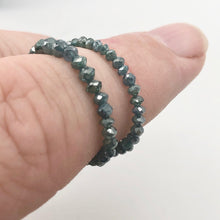 Load image into Gallery viewer, 17.5cts Blue Diamond Faceted Roundel Bead Strand 110361 - PremiumBead Alternate Image 8