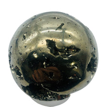 Load image into Gallery viewer, Pyrite Scry Crystal Round | Golden | 1 Sphere | 45mm | 169g |