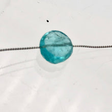 Load image into Gallery viewer, Fab 1 Aqua Green Apatite 7 to 8mm Faceted Coin Bead 3930C - PremiumBead Alternate Image 5