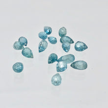Load image into Gallery viewer, 1 Blue Zircon Faceted Briolette Bead, 5.5x4mm, Blue, 1.1 carats 4880 - PremiumBead Alternate Image 4