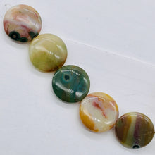 Load image into Gallery viewer, Ocean Jasper Graduated Round | 25x8 to 23x8 mm | Multi-color | 17 Beads
