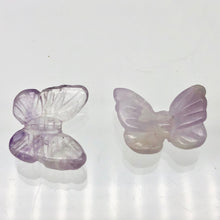 Load image into Gallery viewer, Fluttering 2 Amethyst Butterfly Beads | 21x18x5mm | Purple - PremiumBead Alternate Image 6