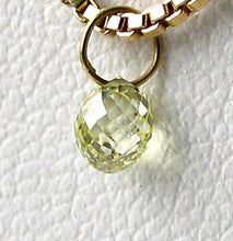 Load image into Gallery viewer, 0.35cts Natural Canary Diamond 18K Gold Pendant 8798Dd - PremiumBead Alternate Image 2