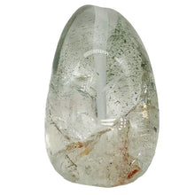Load image into Gallery viewer, Lodalite Quartz Oval Pendant Bead | 28x18x12 mm | Clear Included | 1 Bead |