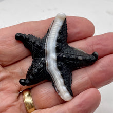 Load image into Gallery viewer, Stunning! Carved Sardonyx Starfish Pendant Bead | 61x56x9.5mm |