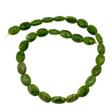 Load image into Gallery viewer, Intense Faceted Moss Jade Focal 14x10x6mm Bead Strand 102482