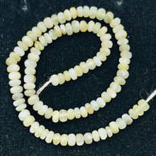Load image into Gallery viewer, Alexandrite Cats Eye Faceted Half Strand Rondell Beads | 3 mm | Green | 100 Beads |