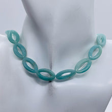 Load image into Gallery viewer, Picture Frame Amazonite 20x12 Oval Bead Strand 109368A