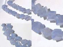 Load image into Gallery viewer, 6 AAA Blue Chalcedony Diagonal Cube Beads 009231 - PremiumBead Alternate Image 4