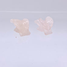Load image into Gallery viewer, 2 Soaring Carved Rose Quartz Eagle Beads | 22x14x12mm | Pink - PremiumBead Alternate Image 9