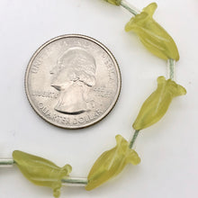 Load image into Gallery viewer, 2 Lovely Carved Serpentine Jade Trumpet Flower Beads | 2 Beads | 16x10mm |8921 - PremiumBead Alternate Image 10