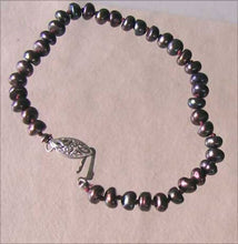 Load image into Gallery viewer, Chocolate Freshwater Pearl and Sterling Silver 7 inch Bracelet 9916P - PremiumBead Primary Image 1