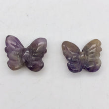 Load image into Gallery viewer, Fluttering Deep Amethyst Butterfly Figurine/Worry Stone | 21x18x7mm | Purple - PremiumBead Alternate Image 7