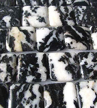 Load image into Gallery viewer, 1 Bead of Black & White Zebra Agate Pendant Beads 008615 - PremiumBead Alternate Image 3