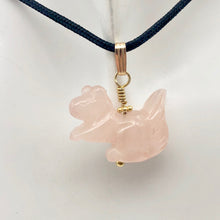 Load image into Gallery viewer, Charm! Rose Quartz Squirrel 14kgf Pendant - PremiumBead Alternate Image 3