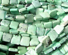 Load image into Gallery viewer, Minty Mojito Green Turquoise Square Coin Bead Strand 107412F - PremiumBead Alternate Image 2