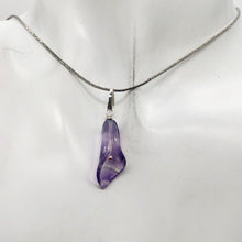 Load image into Gallery viewer, Amethyst Sterling Silver Flower Pendant | 1 1/4" Long | Purple | 1 Pendant |