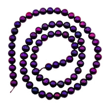 Load image into Gallery viewer, Fresh Water Pearl Strand Round | 5 mm | Magenta Purple | 75 Beads |