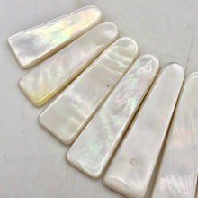 Load image into Gallery viewer, Designer! Mother of Pearl Shell Slab Collar Strand | 21 beads | - PremiumBead Alternate Image 7