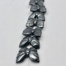 Load image into Gallery viewer, Iron Butterfly 2 Hand Carved Hematite Butterfly Beads | 21x18x5mm | Silver black - PremiumBead Alternate Image 7