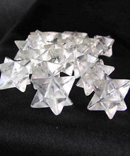 Load image into Gallery viewer, O Kabbalah 2 Carved Quartz Merkabah Star Beads 9288QZ | 25x15x15mm | Clear - PremiumBead Alternate Image 2