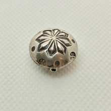 Load image into Gallery viewer, Bliss Silver Thai Hill Tribe Pillow W/Flower Bead 5439 - PremiumBead Alternate Image 3