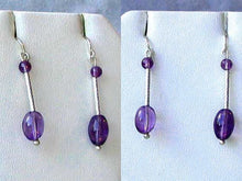 Load image into Gallery viewer, Unique Amethyst & Sterling Silver Earrings 6379B - PremiumBead Primary Image 1
