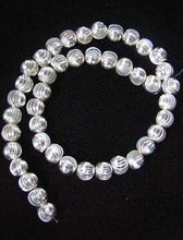 Load image into Gallery viewer, Sparkling Laser Cut Sterling Silver Bead Strand 108596 - PremiumBead Primary Image 1
