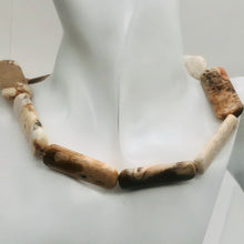 Load image into Gallery viewer, Conglomerate Jasper Rounded Rectangle Strand | 40X15X5 | Pastels/Brown | 10 Bead