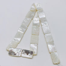 Load image into Gallery viewer, Natural AAA Mother of Pearl Shell Pendant Bead| 21x14 to 23x15x4mm | 2 Beads |