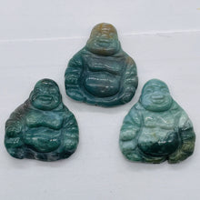 Load image into Gallery viewer, Exotic Fancy Jasper Hand Carved Buddha Bead | 33x30x7mm | Blue Green