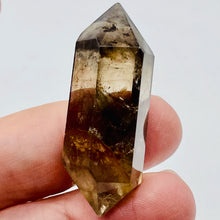 Load image into Gallery viewer, 87ct "Key Hole" Quartz Shaman Crystal Double Terminated | 46x15x15mm | Smoky | 1